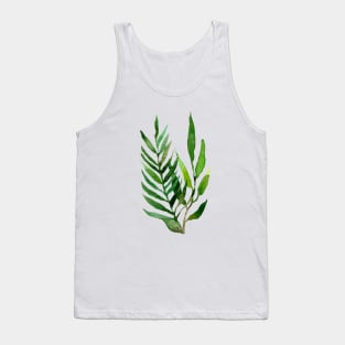 Branches of watercolor composotion Tank Top